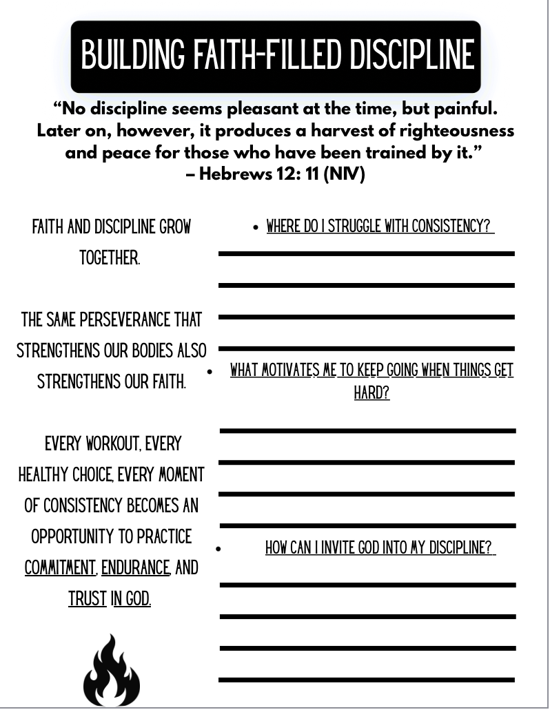 Steward the Temple: A-12 Week Faith & Fitness Journal